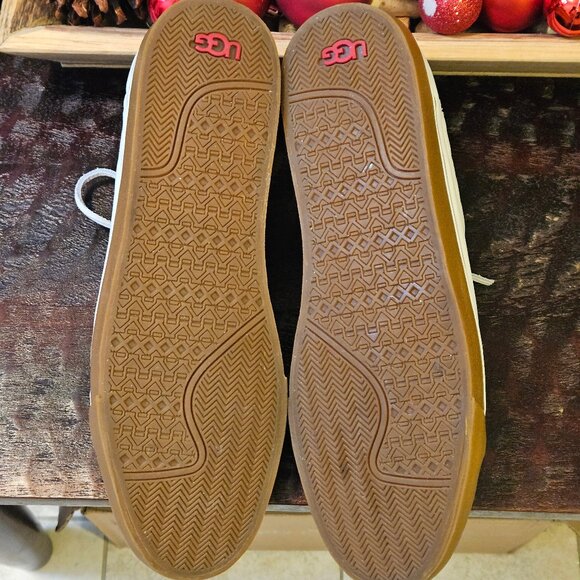 UGG White and Tan Men's Sneakers - Picture 7 of 16